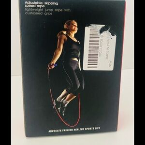 Advocate Fashion Healthy Sports Life Adjustable Skipping Speed Jump Rope.